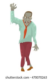 Zombie with outstretched hand