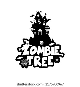 Zombie Party typography design vector 