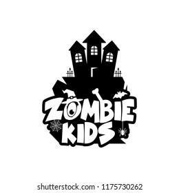 Zombie Party typography design vector 