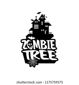 Zombie Party typography design vector