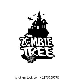 Zombie Party typography design vector