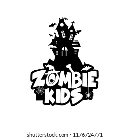 Zombie Party typography design vector 