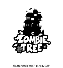 Zombie Party typography design vector
