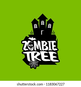 Zombie Party typography design vector 