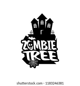 Zombie Party typography design vector