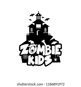 Zombie Party typography design vector