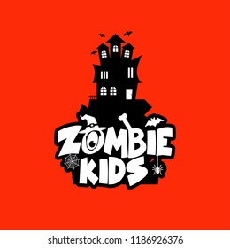 Zombie Party typography design vector