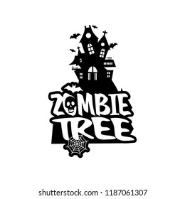 Zombie Party typography design vector