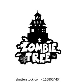 Zombie Party typography design vector