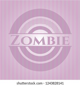 Zombie pink emblem
