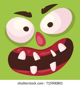 zombie portrait of Halloween. vector