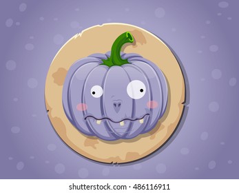 Zombie pumpkin icon