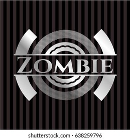 Zombie silver shiny emblem