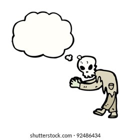zombie skeleton cartoon