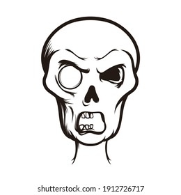 Zombie sketch for commercial use
