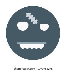 Zombie or Spooky Emoticon
