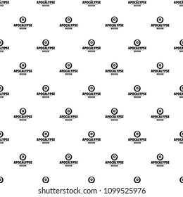 Zombie terror pattern vector seamless repeat for any web design