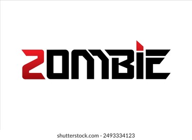 zombie typography design vector, for t-shirt, poster and other uses