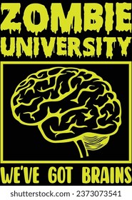 
Zombie University Wir haben Brains-Schnittdatei für Schneidmaschine