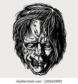 zombie vector black