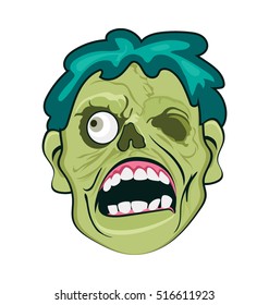 Zombie Vector Icon 