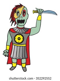 Zombie vector illustration