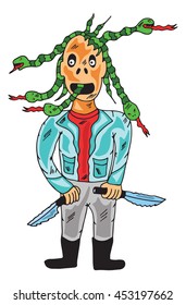 zombie vector illustration