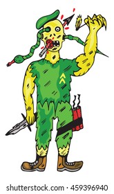 zombie vector illustration