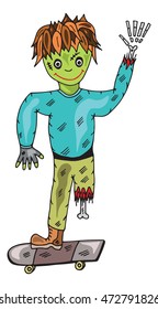 zombie vector illustration