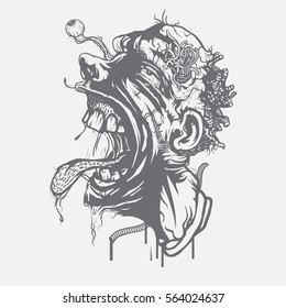 zombie vector illustration