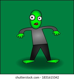 It's a zombie vector, perfect for both shirt and logo designs