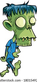 zombies in blue and looking for food

