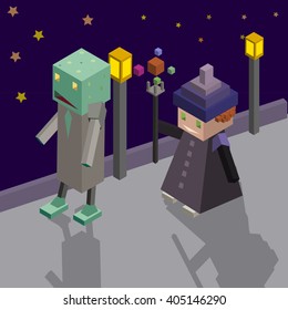 Zombies and the sorcerer