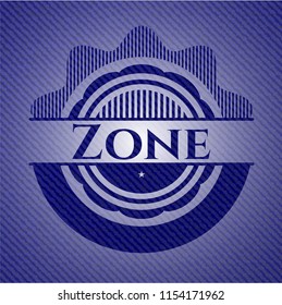 Zone denim background