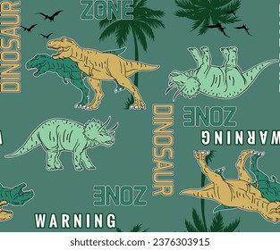 zone dinosaur graphic design patterns