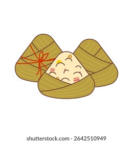 Zongzi é um prato chinês de arroz com recheios envoltos em bambu ou folha de junco.