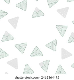 Zongzi dumplings background, Dragon Boat Festival frame with copy space, traditional food backdrop. Outline vector illustration on transparent. Asian style design. Holiday wallpaper, banner, card - Powered by Shutterstock - Get 15% off with code: PIKWIZARD15