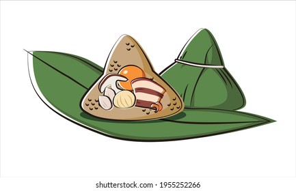 Zongzi, rice dumpling, chimaki, traditional food