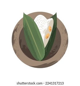 zongzi traditional china icon isolated