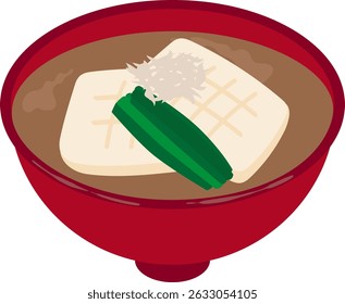 It is a Zoni that Japanese food in Nagoya　prefecture, Japan.