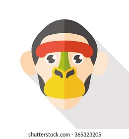 zoo animal flat icon