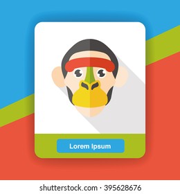 zoo animal flat icon