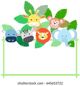 Zoo animal frame design 