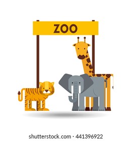 zoo animals  design 