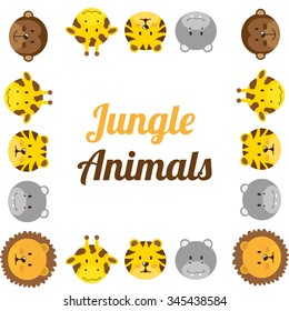 zoo animals design, vector illustration eps10 graphic 