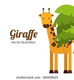 zoo animals design, vector illustration eps10 graphic 