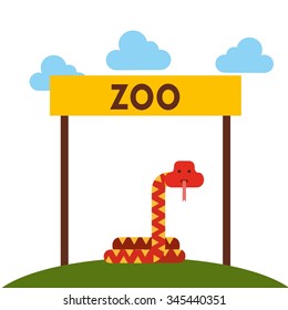 zoo animals design, vector illustration eps10 graphic 