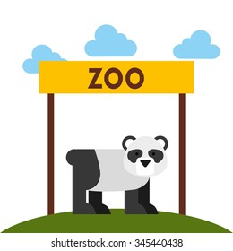 zoo animals design, vector illustration eps10 graphic 