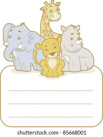 Zoo Animals - Sticker