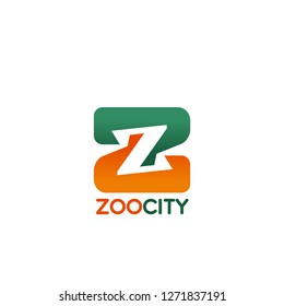 Zoo City Letter Z Icon For Public Animal Park Or Pet Store And Veterinary Clinic Design Vector Isolated Letter Z Symbol For Zoology Petting Zoo Park Or Domestic Pets Zoological Shop